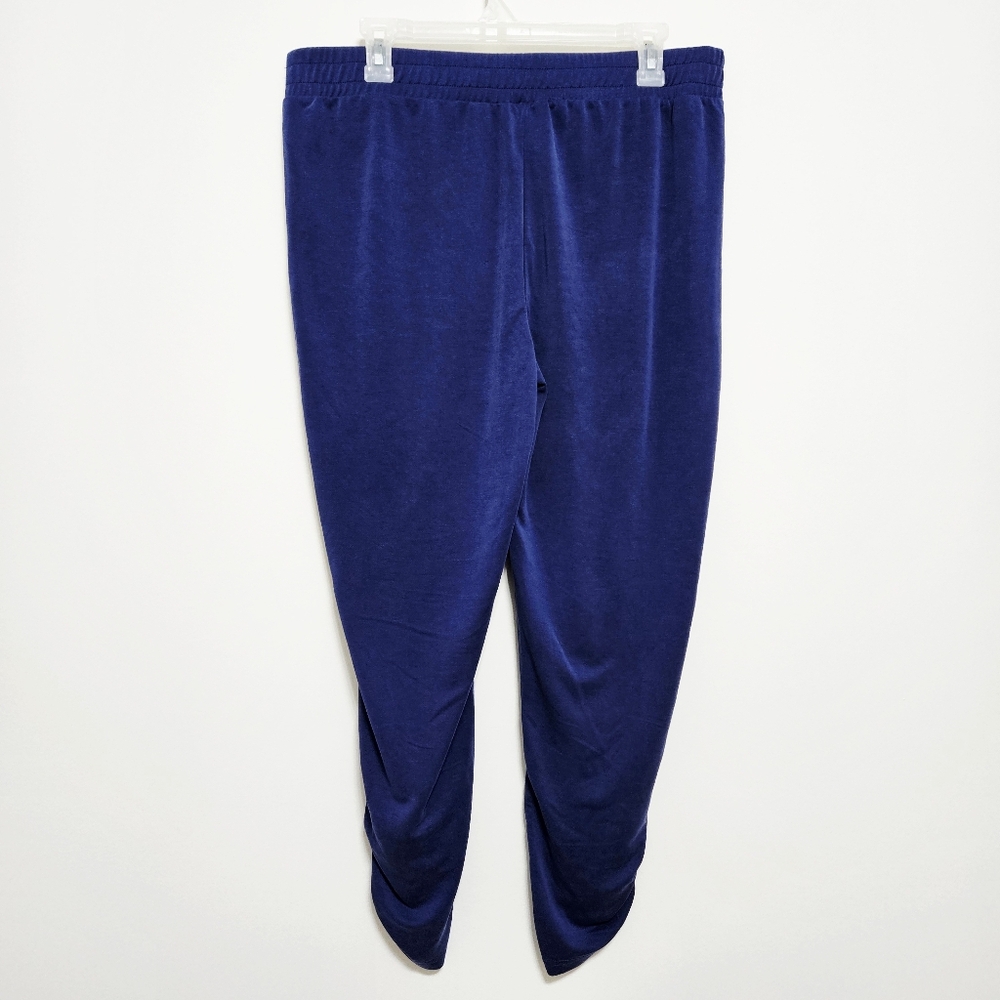 Fabletics‎ Womens Stretch Leggings Joggers Lounge Comfort Pants Pockets Blue XL - Picture 5 of 11